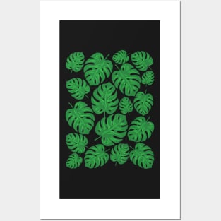 Jungle Leaves Seamless Pattern Posters and Art